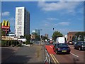 The Bristol Road arrives at the Middleway