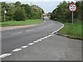 A41 looking west towards railway bridge