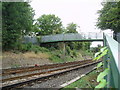 Footbridge over Caterham branch railway, Surrey