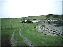 NR7204 : Sanda Island dwellings,  Mull of Kintyre by Johnny Durnan