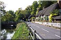 Thatched cottages at Wherwell