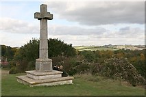 SU4724 : War memorial on Shawford Down by Peter Facey