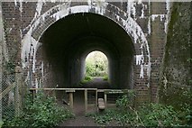 SU4724 : Tunnel under railway to Itchen Way by Peter Facey