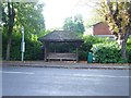 Bus stop on the west side of Hersham Road