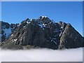 NN1671 : Ben Nevis - North Face above Cloud Inversion by David Crocker
