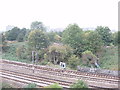 Railways from the Motorway bridge, Hendon