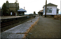 SX4467 : Bere Alston railway station 1979 by Crispin Purdye