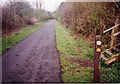 The Southern Upland Way follows the route of the old railway to Galashiels