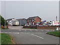 Heavy vehicle garage at Croes-y-mab, Marchwiel