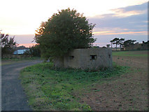 TM3542 : Pillbox near Buckanay Farm, Alderton by Jon Hopkins
