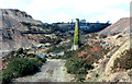 Mine chimney and spoil tips, Gonamena. 1979