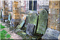 Beelsby Church - Stacked Gravestones