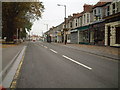 ST3562 : Worle High Street by Adrian and Janet Quantock