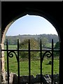 The Holm from inside Orchardton Tower