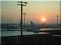 Newcastle Airport at Dawn