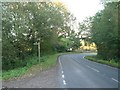 TQ1441 : The bend in Ockley Road where it turns into Forest Green Road by Andrew Longton