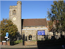 TL2316 : Welwyn.  Parish Church of St Mary the Virgin. by Robin Hall