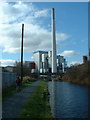 Huddersfield Broad Canal and the Municipal Incinerator