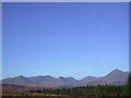 NS0034 : Arran Hills from forest track at NS0133 by Tony Page