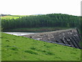 SJ9775 : Dam at Lamaload Reservoir by Phil Eptlett