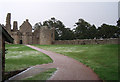 Tolquhon castle from the front yett.