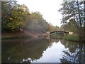 North Downs Way footbridge over River Wey