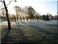 Frosty morning over Olton Golf Course, Solihull
