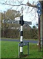 Finger Post at road junction in Maplehurst