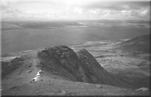 NR8942 : North Ridge of Beinn Bharrain. by Richard Webb