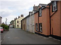 The main street and road junction, Bowness on Solway