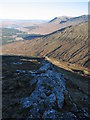 NN2834 : Quartzite dyke, Beinn Udlaidh by Tony Kinghorn