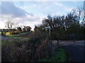 Entrance to Outfields farm