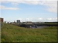 Silloth Dock and industrial area