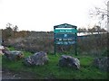 Entrance to Cefn Mably woods