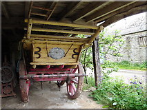 SO2553 : Old barn, Huntington by Richard Fairhurst