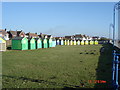 Beach huts by Felpham seafront