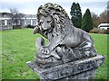 TQ7257 : Lion sculpture by Penny Mayes