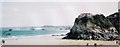 Outcrop on Towan Beach, Newquay