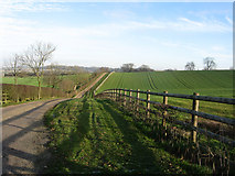 SK7326 : Farmland near Long Clawson, Leicestershire by Kate Jewell