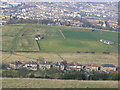 Hall Bower Lane and Cricket field