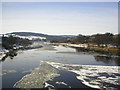 Wintry River Dee from Bridge of Dee