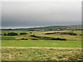 Dunskey golf course and clubhouse at Portpatrick