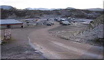 NY0618 : The Karting pits area Rowrah. by John Holmes