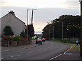 NY0738 : The Isle of Man visible from Crosby on the A596 by ally McGurk