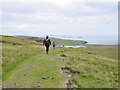 HU5561 : Leaving the Ward of Clett, Whalsay  to walk ENE by Colin Park