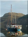 NM8104 : Yacht moored in Loch Craignish by Patrick Mackie