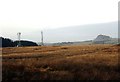 Radio and phone masts at Dungavel