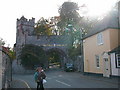 Castell Rhuthun in the town of Ruthin, Denbighshire.