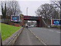 ST6075 : Railway bridge over the Muller Road by Linda Bailey