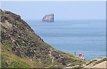 SW7053 : Bawden Rocks from Trevellas Coombe by Tony Atkin
